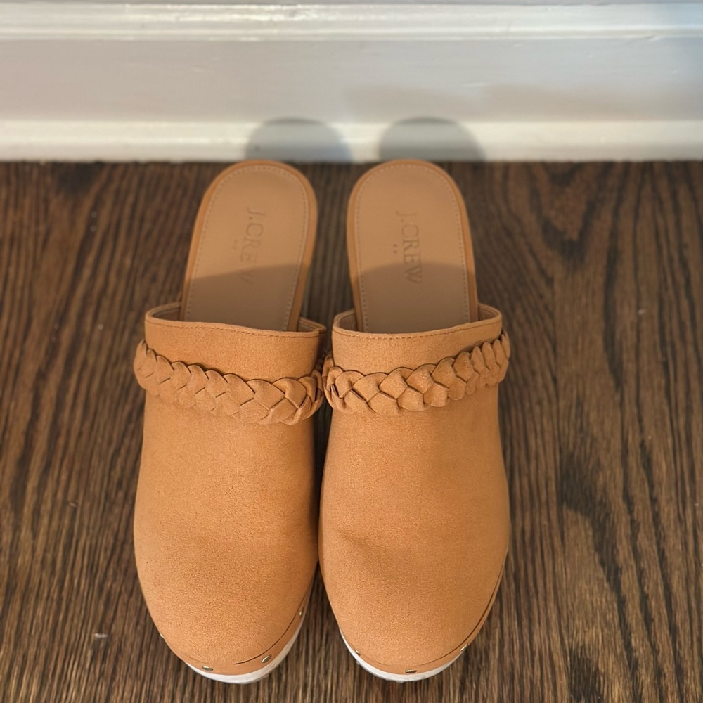 J.Crew Leather Clogs